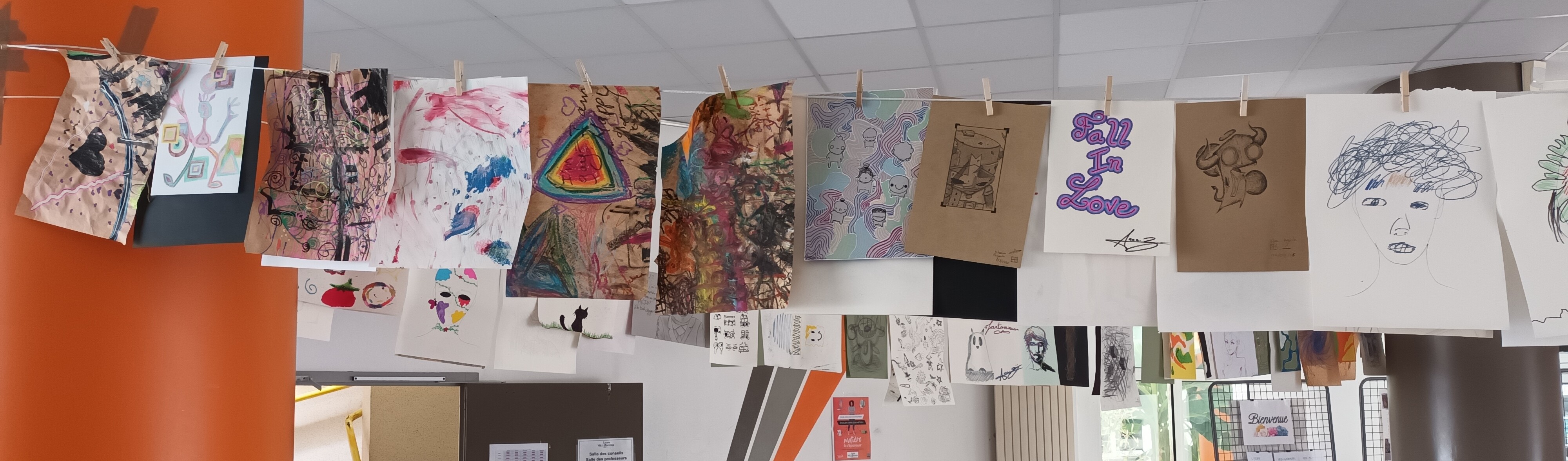 Le lycée fait la "grande lessive"